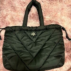 Armani puff tote